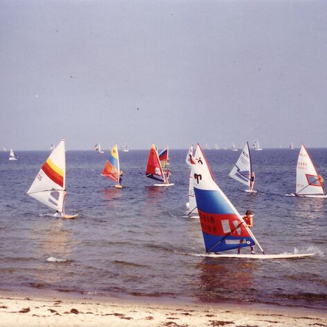 Die Surfer vom Seehof in den Achtzigern